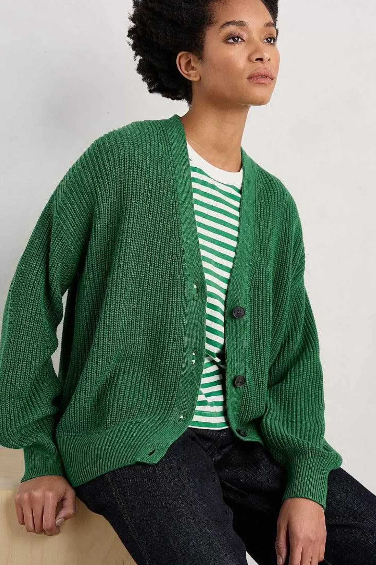 Winding Creek Organic Cotton Knit Cardigan